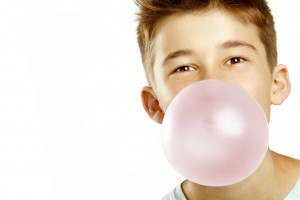 chewing gum bubble